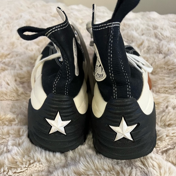 Converse run star motion size 8 1/2 black white and brown - Picture 4 of 4